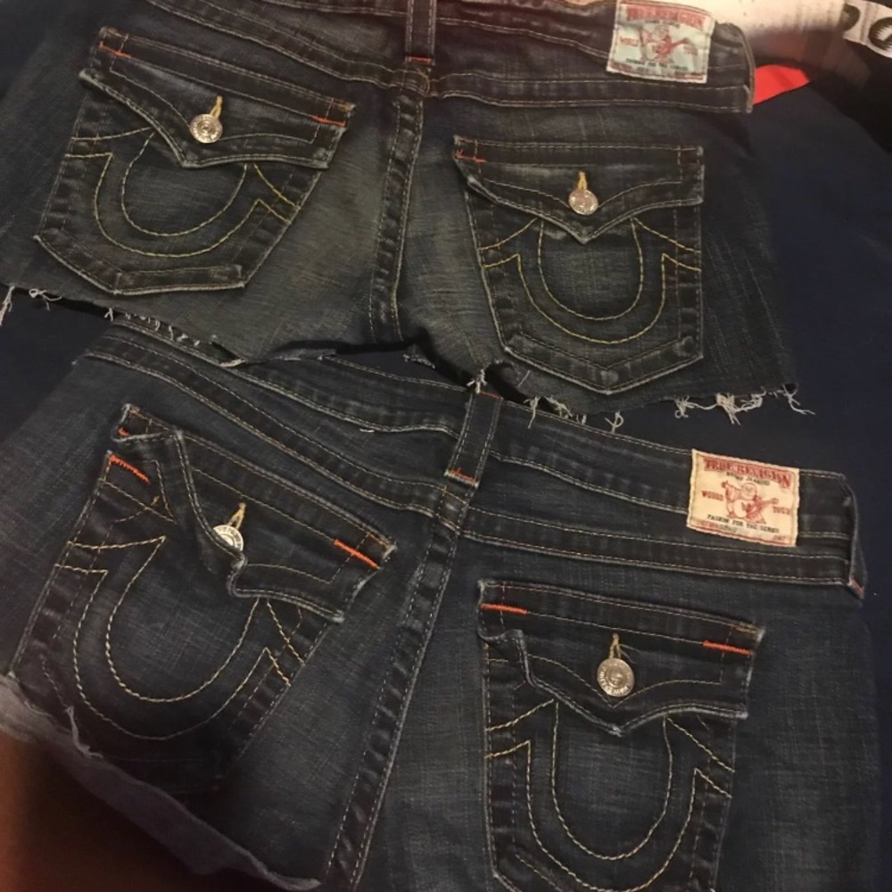 Bundle true Religion shorts good condition
